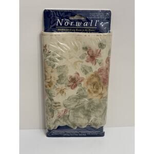 Norwall Vintage Floral Cottagecore Wallpaper Border 5 Yards